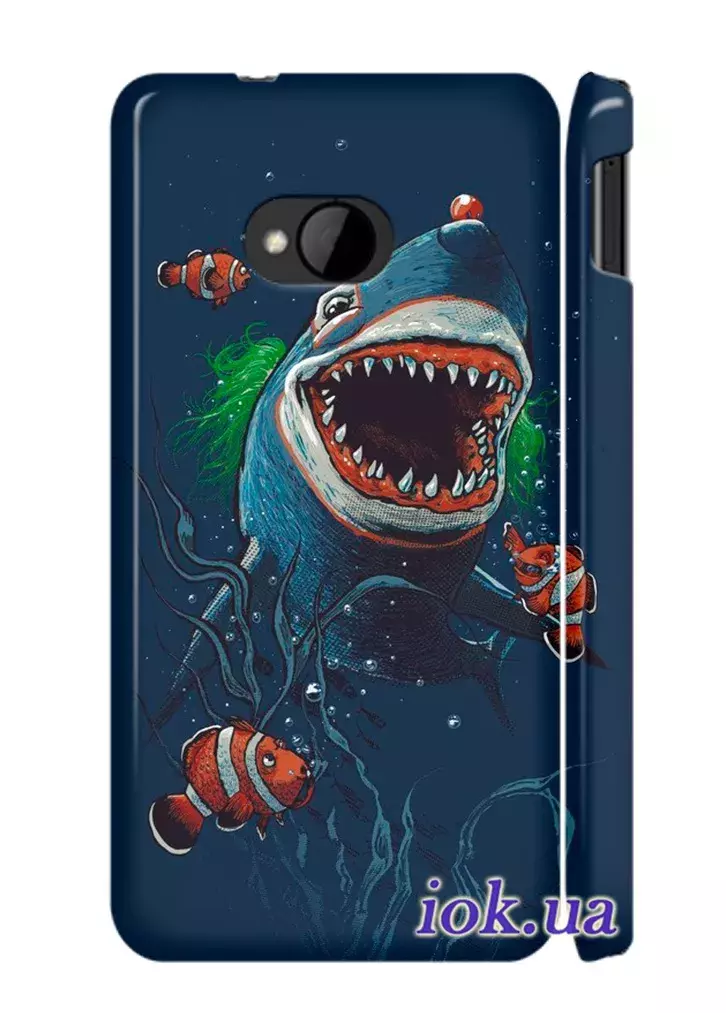 Накладка для HTC One - Добрая акула