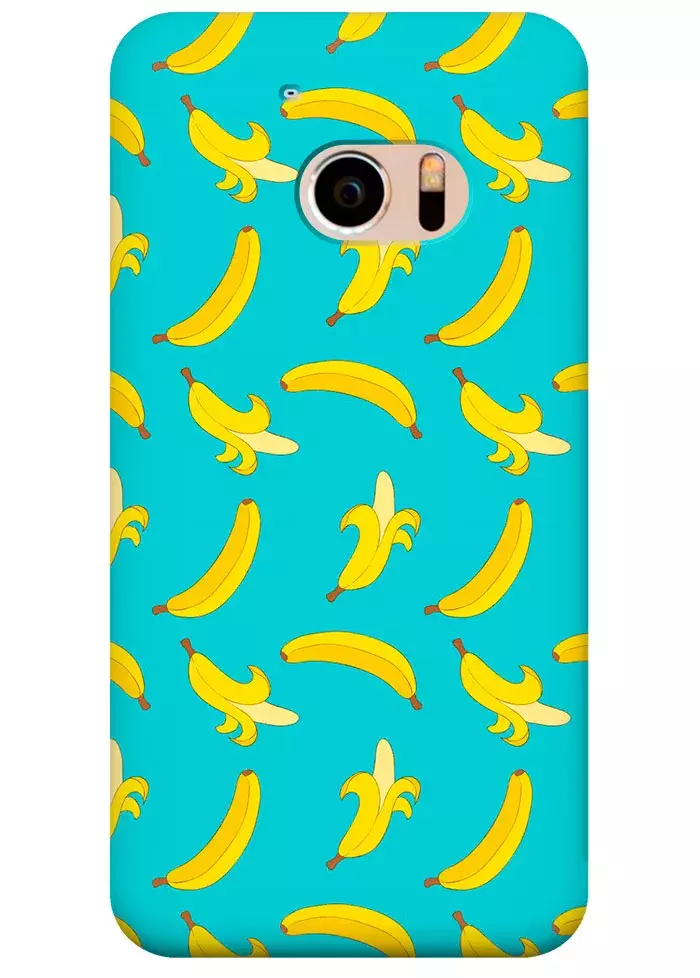 Чехол для HTC One M10 - Бананы