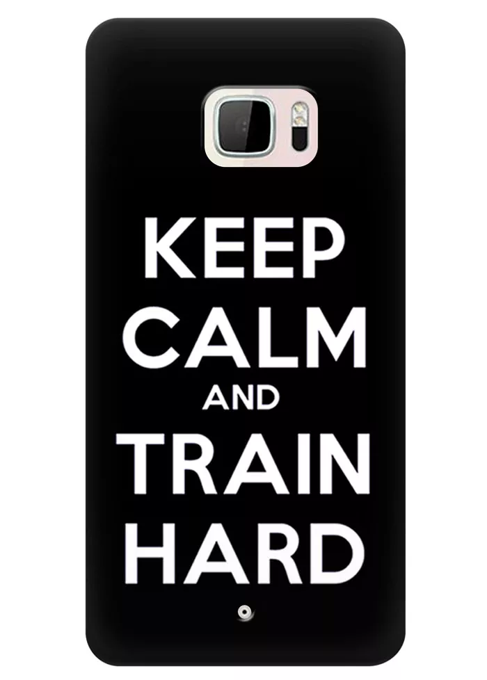 Чехол для HTC U Ultra - Train hard