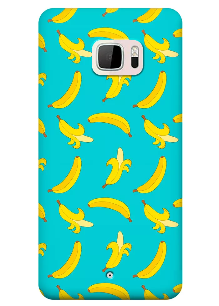 Чехол для HTC U Ultra - Бананы