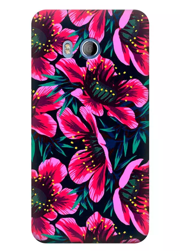 Чехол для HTC U11 - Цветочки