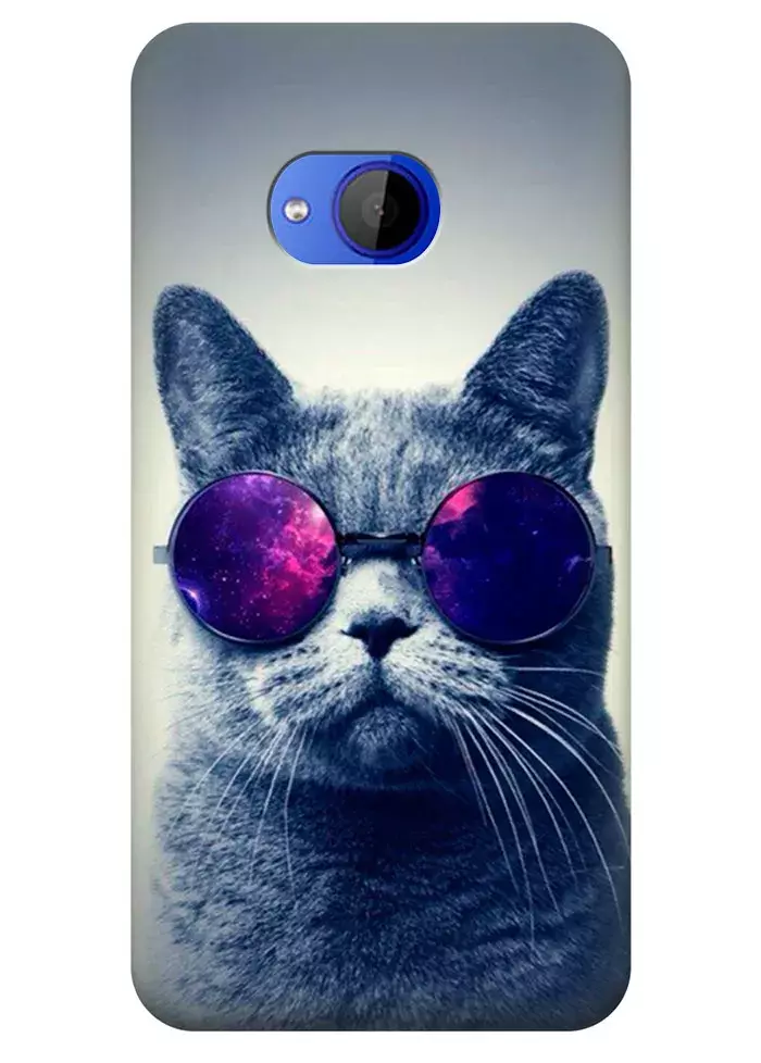 Чехол для HTC U11 Life - Кот в очках
