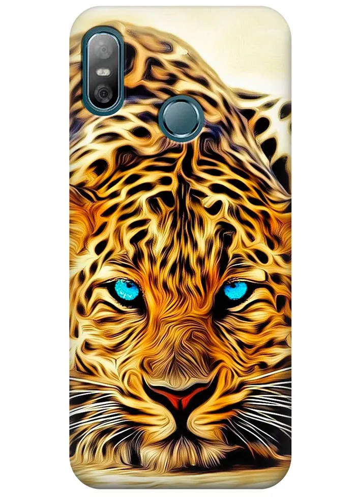 Чехол для HTC U12 Life - Леопард