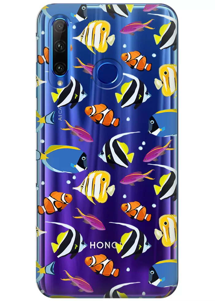 Чехол для Huawei Honor 20 Lite - Bright fish
