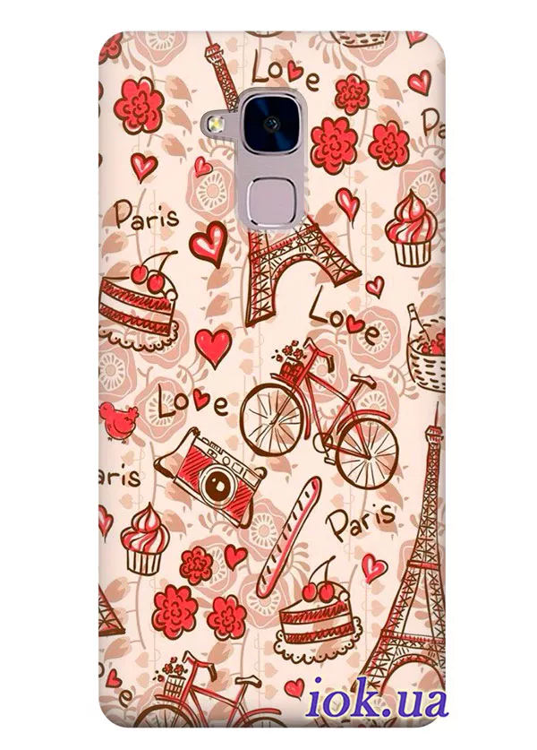 Чехол для Huawei GT3 - Paris Love