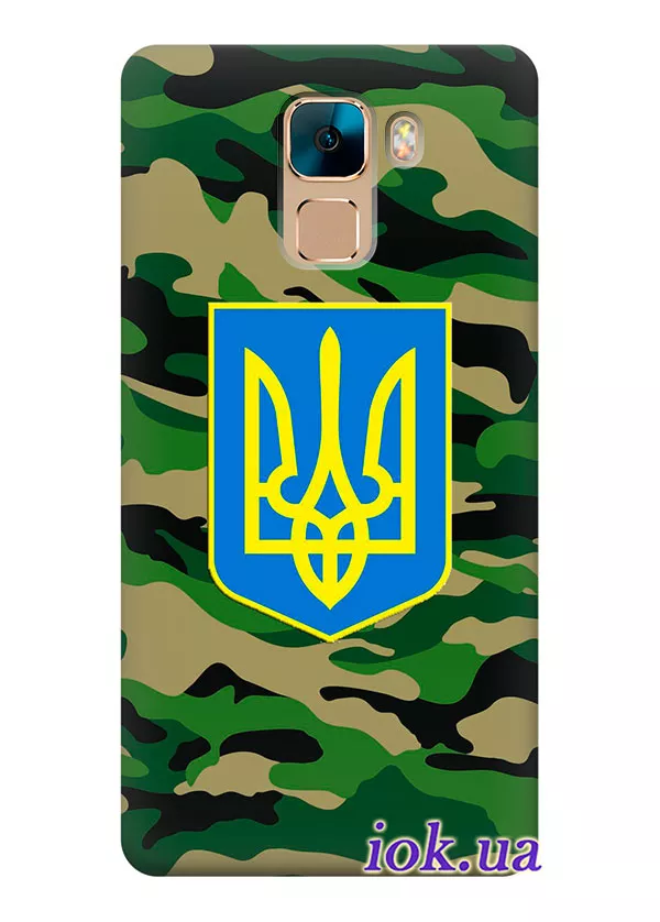 Чехол для Huawei Honor 7 - Военный Герб Украины