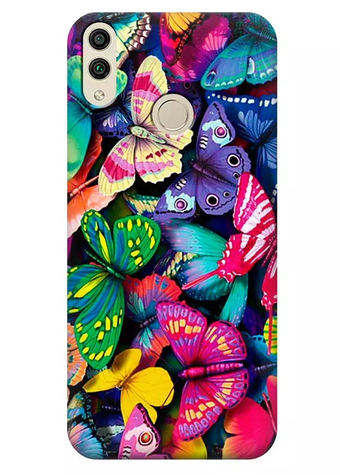 Чехол для Huawei Honor 8C - Бабочки