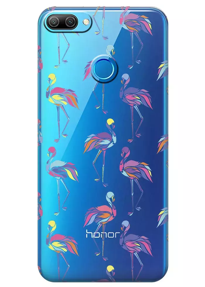 Чехол для Huawei Honor 9i - Экзотические птицы