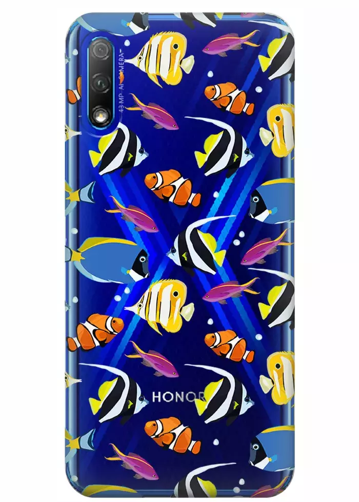 Чехол для Huawei Honor 9X - Bright fish