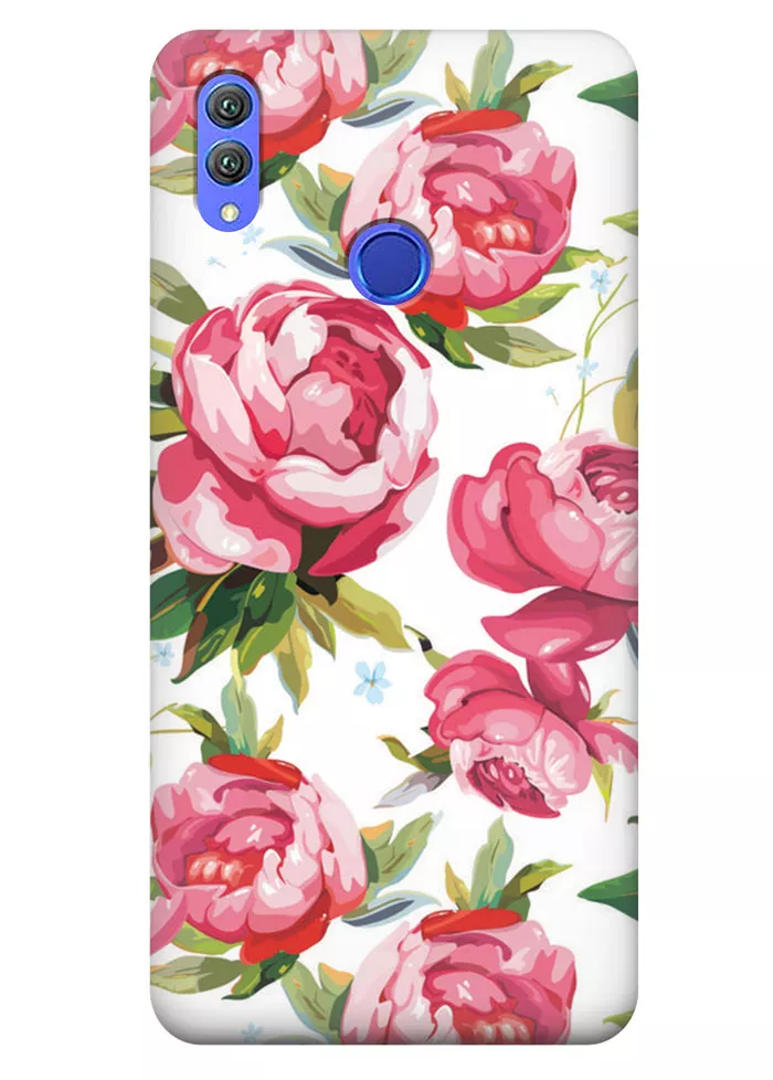 Чехол для Huawei Honor Note 10 - Розовые пионы