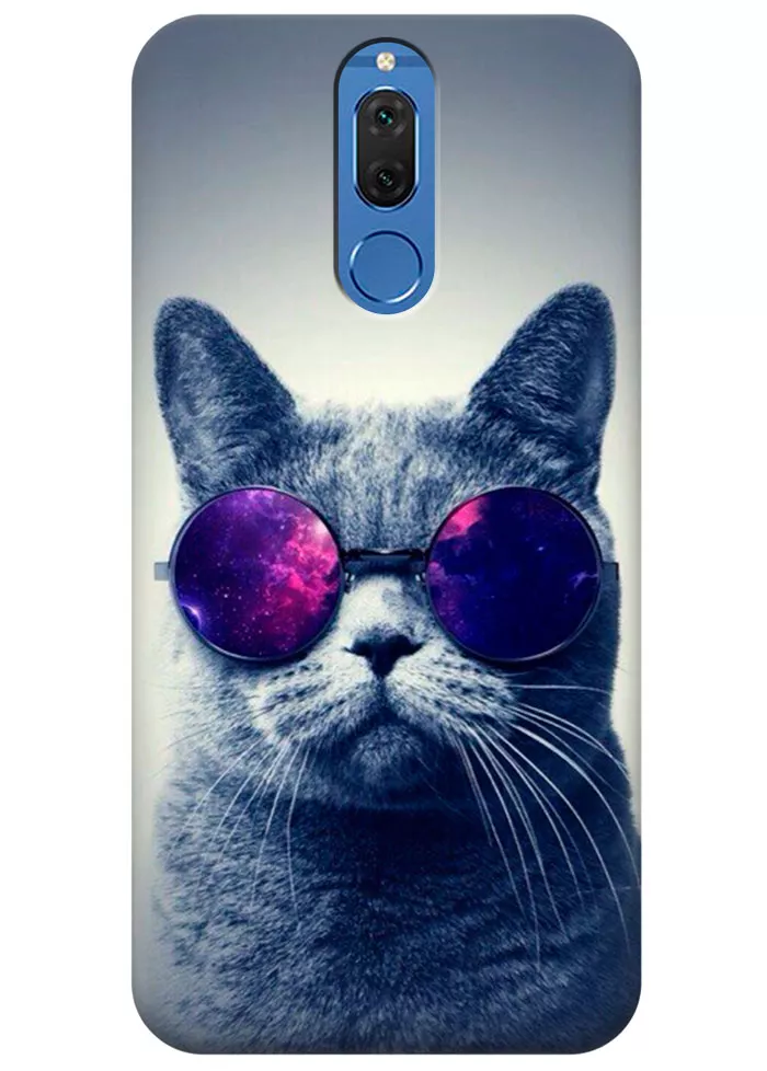 Чехол для Huawei Mate 10 Lite - Кот в очках