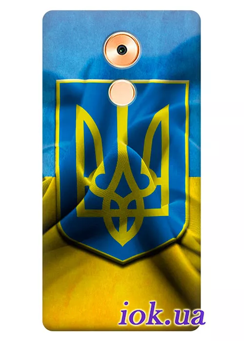 Чехол для Huawei Mate 8 - Флаг и Герб Украины