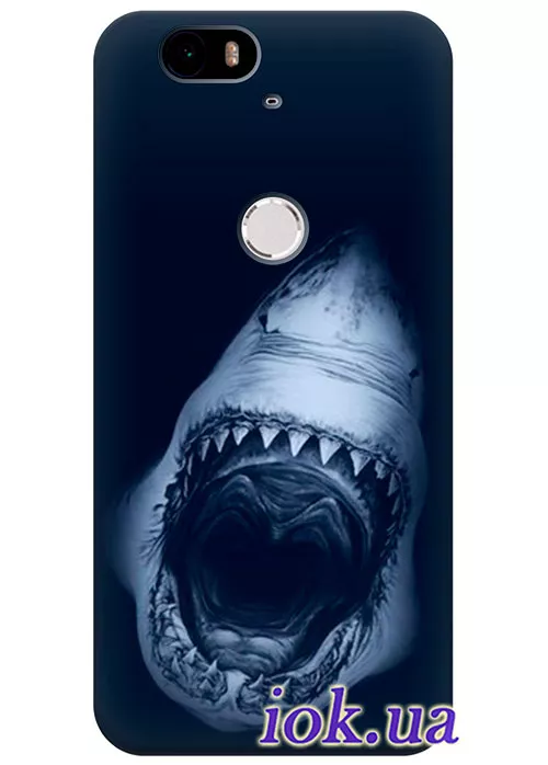 Чехол для Huawei Nexus 6P - Акула