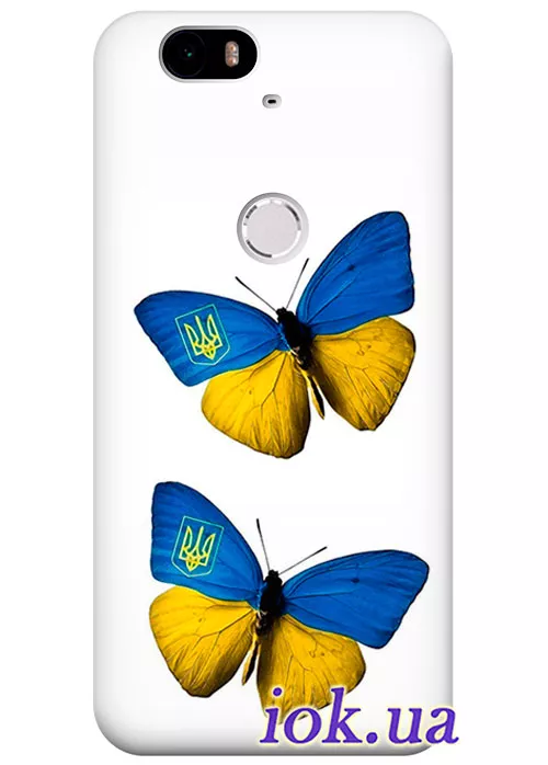 Чехол для Huawei Nexus 6P - Бабочки
