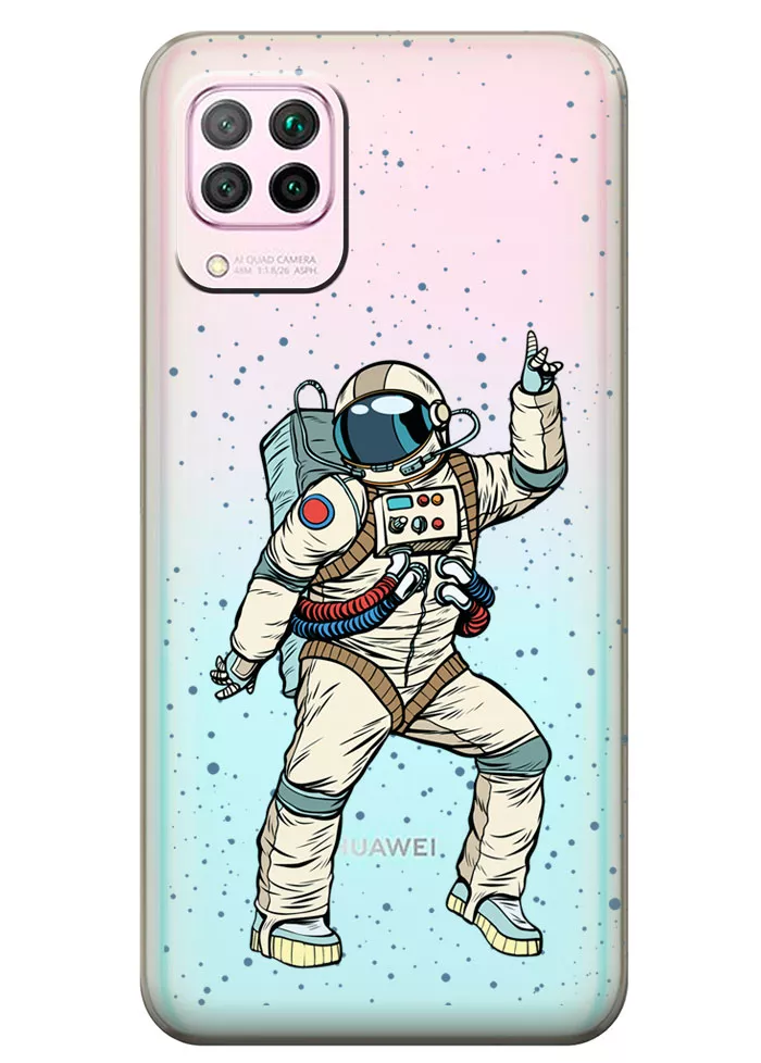 Чехол для Huawei Nova 5T - Веселый космонавт