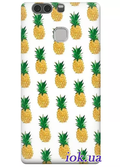 Чехол для Huawei P9 Plus - Pineapples