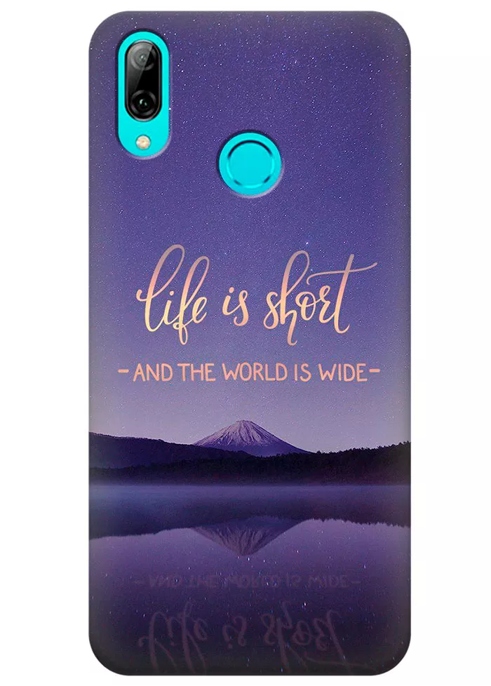 Чехол для Huawei P Smart 2019 - Life is short