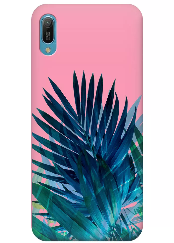 Чехол для Huawei Y6 2019 - Тропические листья