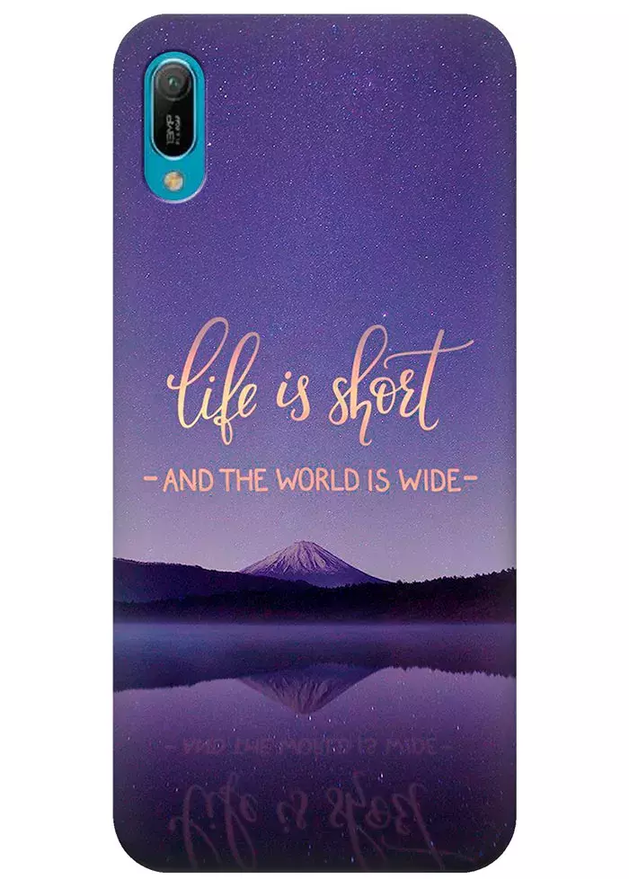 Чехол для Huawei Y6 2019 - Life is short