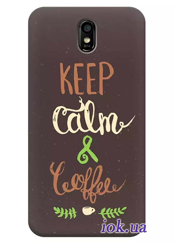 Чехол для Huawei Y625 - Keep Calm & Coffe