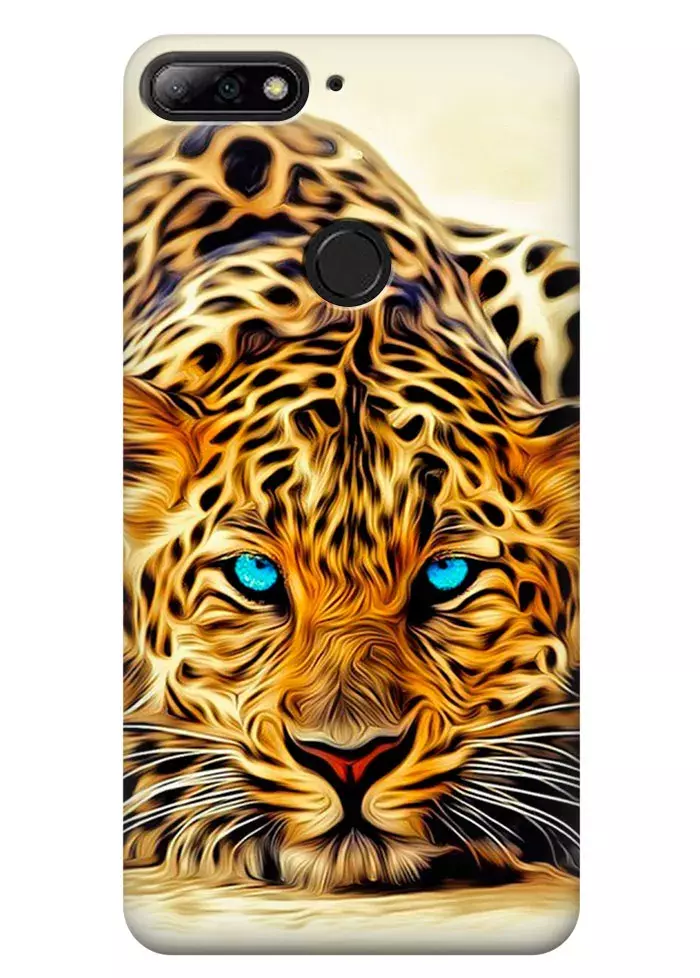 Чехол для Huawei Y7 2018 - Леопард