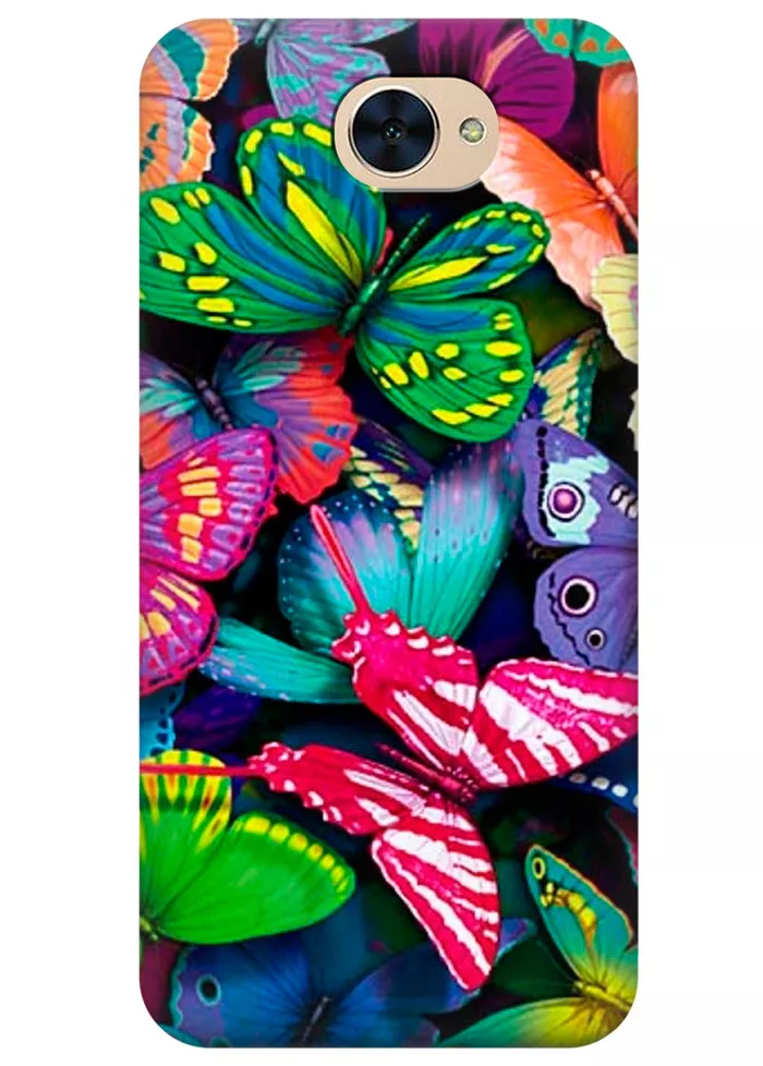 Чехол для Huawei Y7 - Бабочки