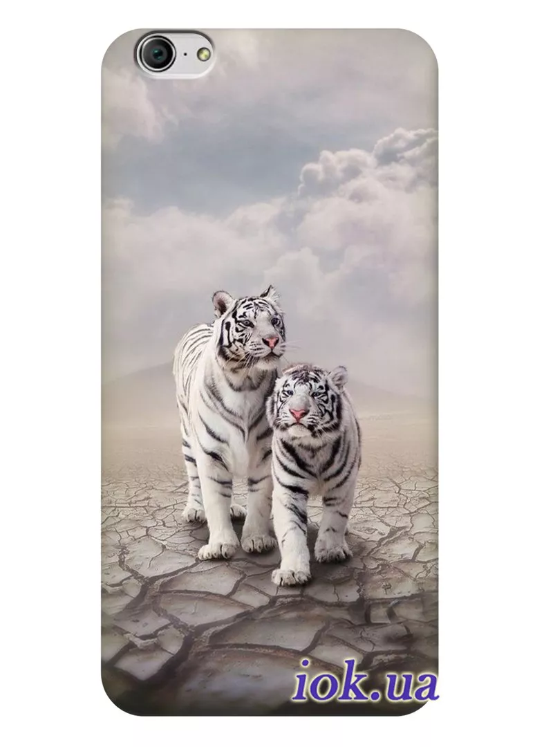 Чехол для Blackview Ultra Plus - Белые Тигры