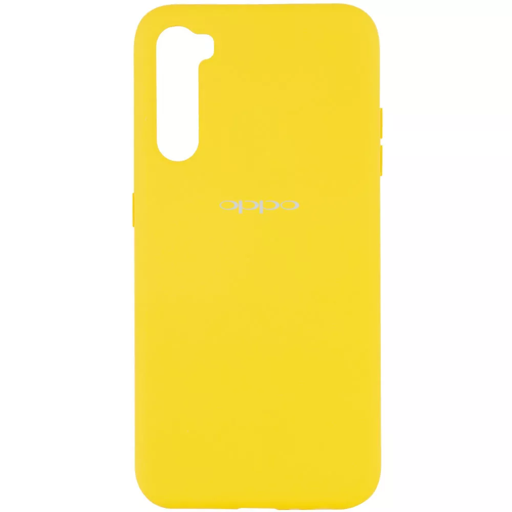 Уценка Чехол Silicone Cover Full Protective (A) для OPPO Realme 6 Pro, Эстетический дефект / Желтый / Yellow