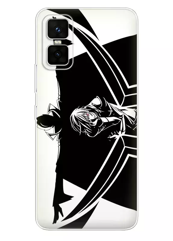 Infinix GT 30 Pro чехол силиконовый - Лелуш Ламперуж главный герой аниме Code Geass