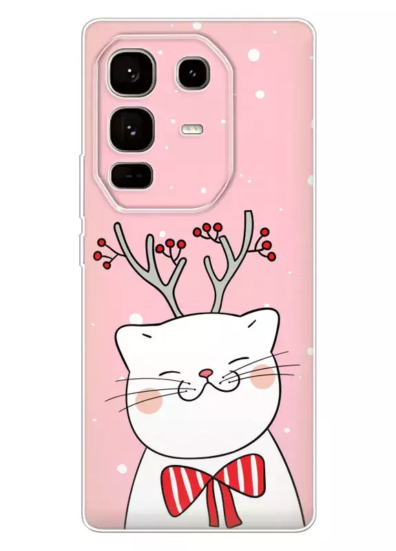 Чехол для Infinix Note 50 Pro Plus 5G - Котик с рожками