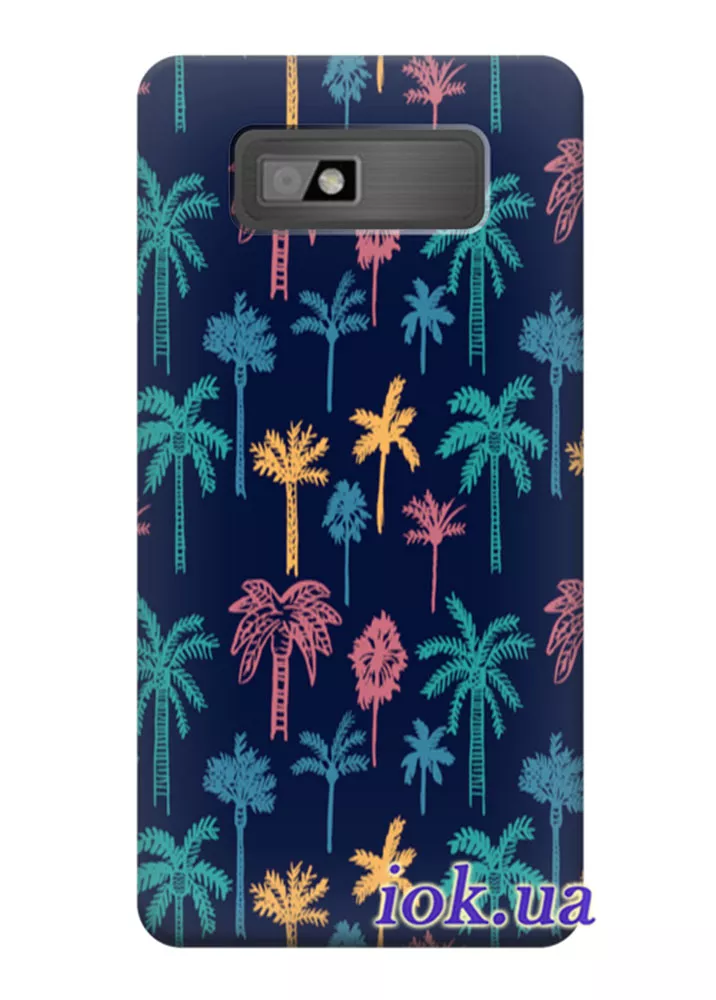 Чехол для HTC Desire 600 - Пальмовый рай 