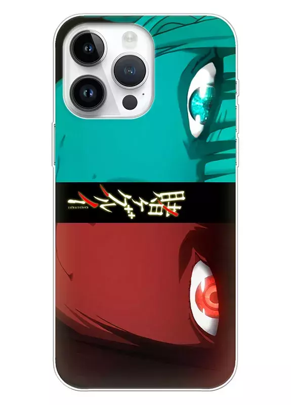 iPhone 14 Pro Max чехол аниме Безумный азарт - Маньяк азартных игр Какэгуруи Kakegurui Compulsive Gambler лица Юмэко Джабами и Кирари Момобами