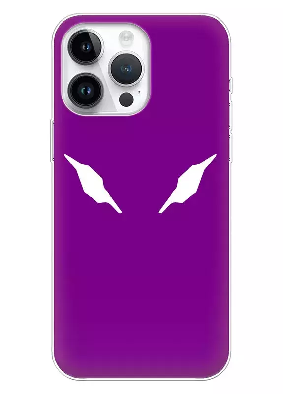 Чехол для iPhone 15 Pro - Евангелион энергетические глаза крупным планом