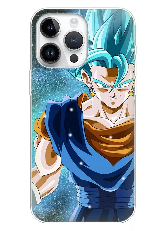 iPhone 15 Pro Max чехол из силикона - Вегета из Жемчуга дракона