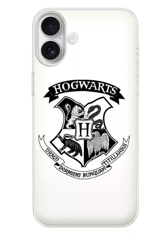 Чехол для iPhone 16 Plus с Гарри Поттер Harry Potter - Hogwarts Draco Dormiens Nunquam Titillandus