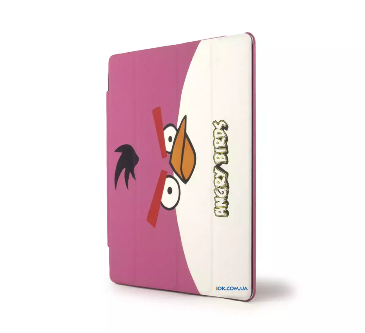 Чехол Smart Cover Angry Birds для iPad 2/3, малиновый