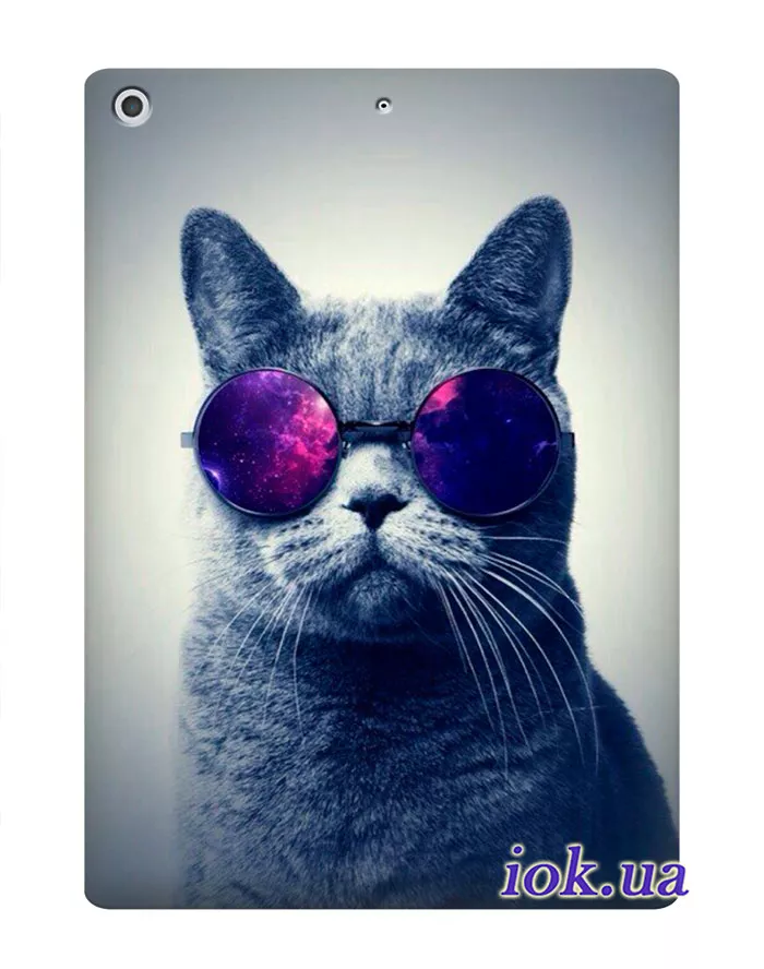 Чехол для iPad 9.7 - Кот в очках