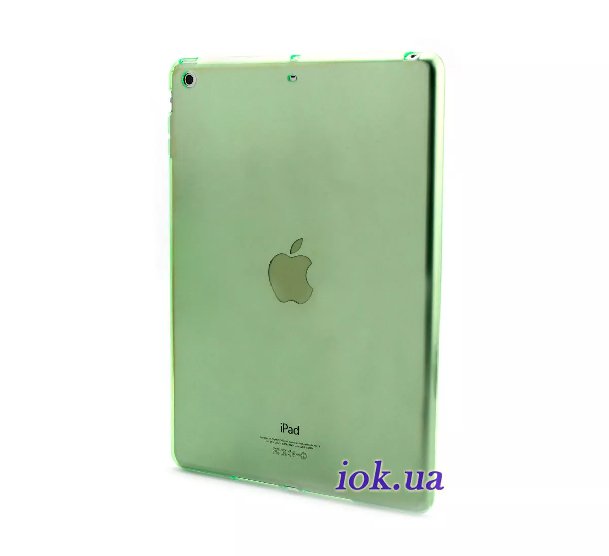 Прозрачный силиконовый чехол для iPad Air, зеленый