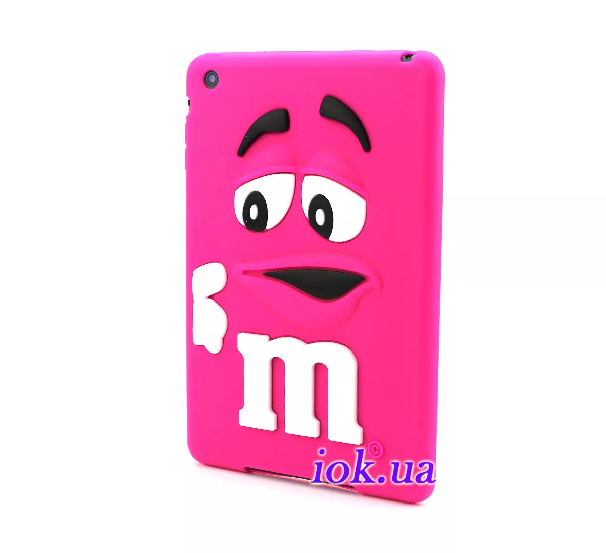 Силиконовый чехол на iPad Mini 1/2 - M&M's, розовый