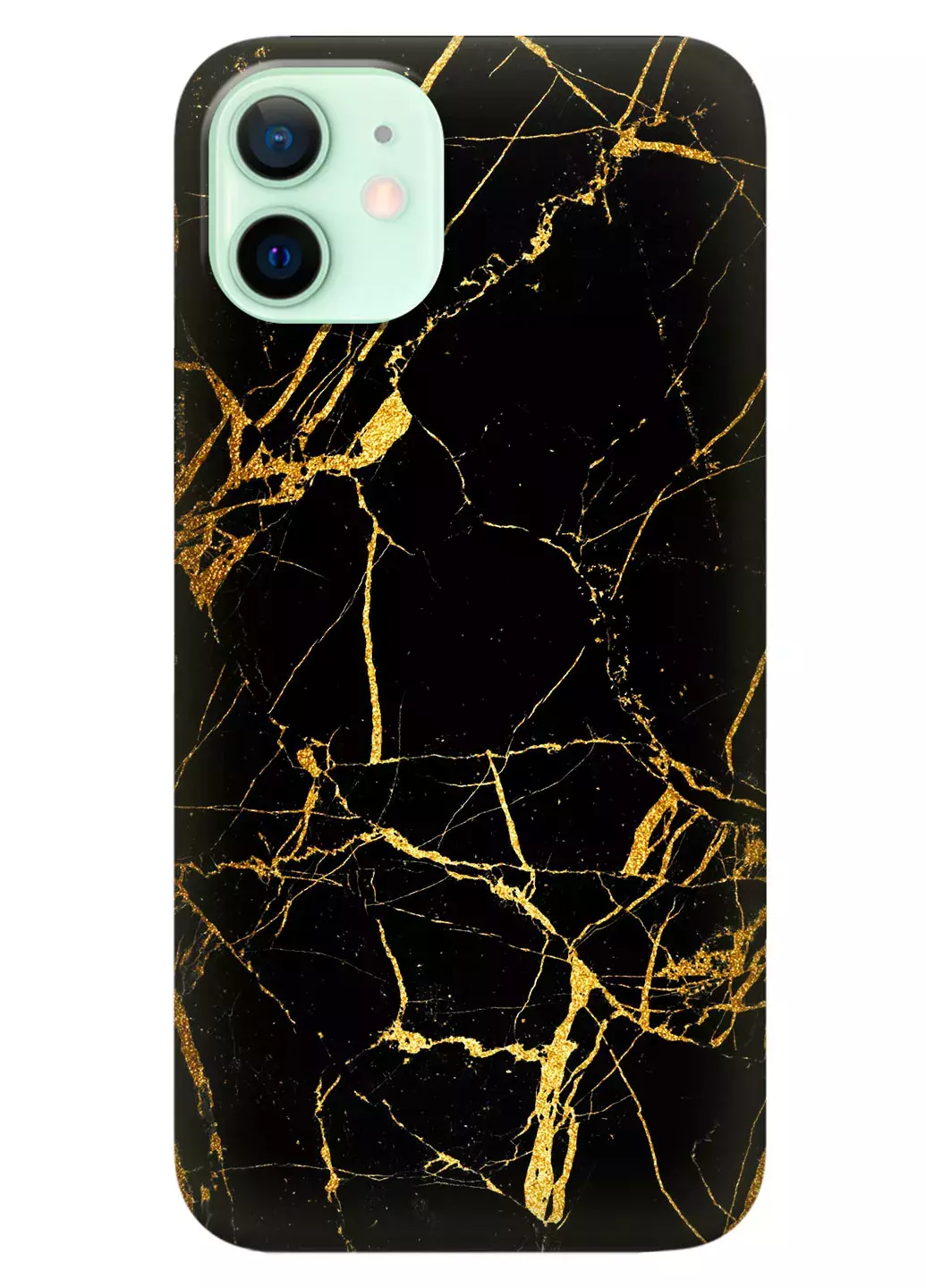 Чехол для iPhone 12 - Золотой мрамор
