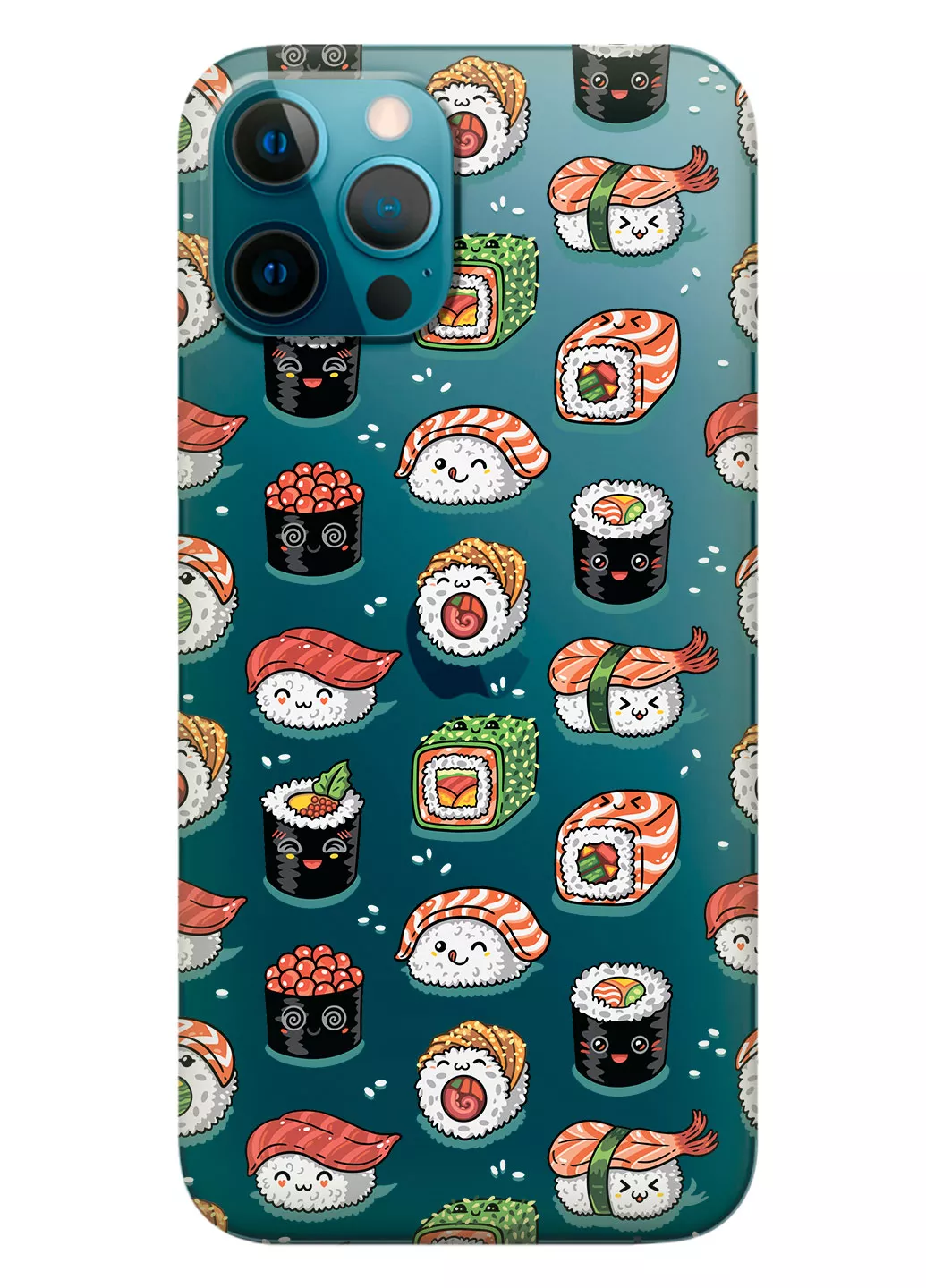 Чехол для iPhone 12 Pro Max - Смешные суши