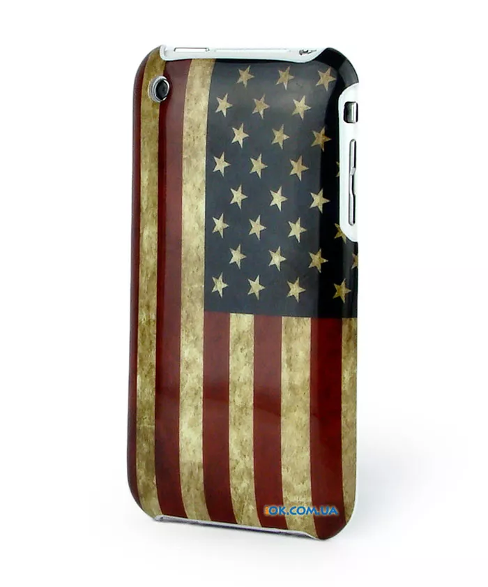 Чехол на iPhone 3Gs - флаг Америка