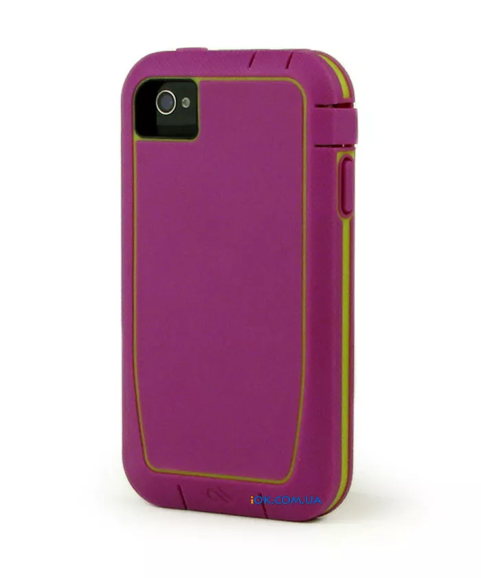 Резиновый чехол Case Mate Phantom на iPhone 4/4S, розовый