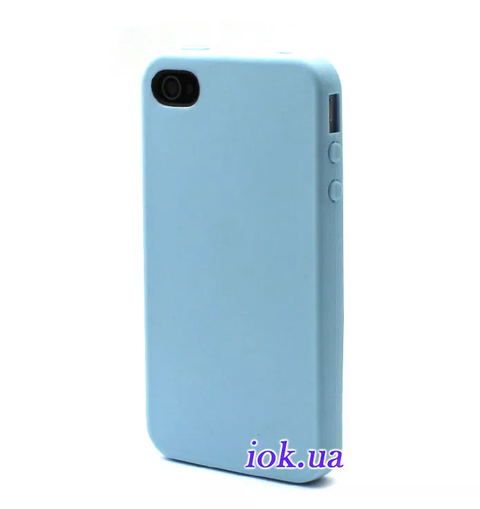 Силиконовый чехол SwitchEasy Colors для iPhone 4/4S, голубой