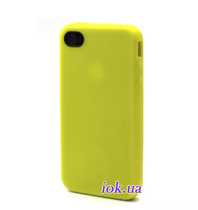 Силиконовый чехол SwitchEasy Colors для iPhone 4/4S, светло-желтый
