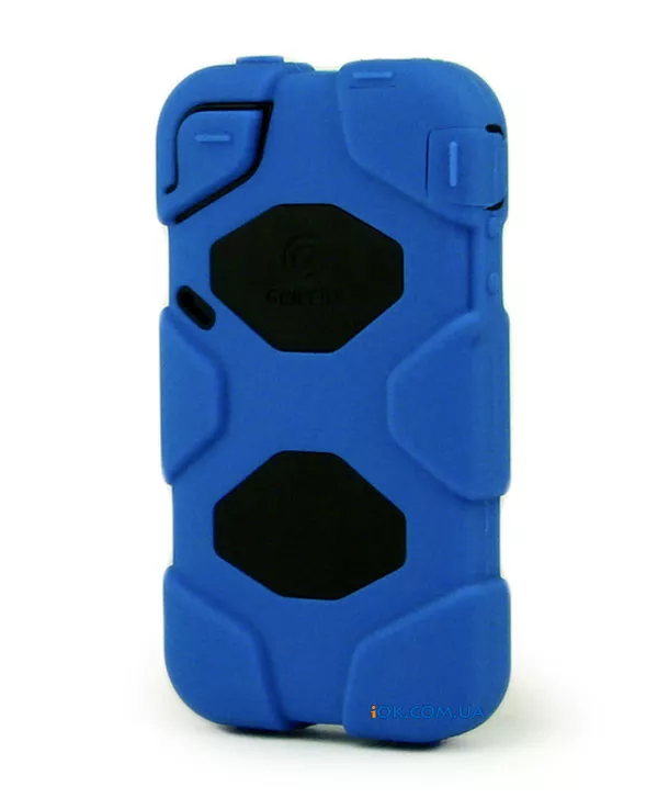 Чехол Griffin Survivor на iPhone 4/4s, синий с черным