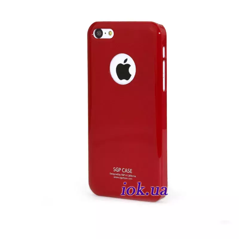 Тонкий чехол SGP для iPhone 5C, бордовый