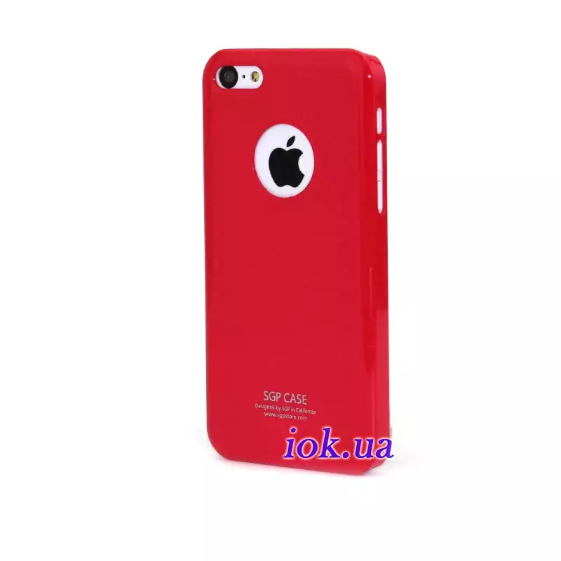 Тонкий чехол SGP для iPhone 5C, красный
