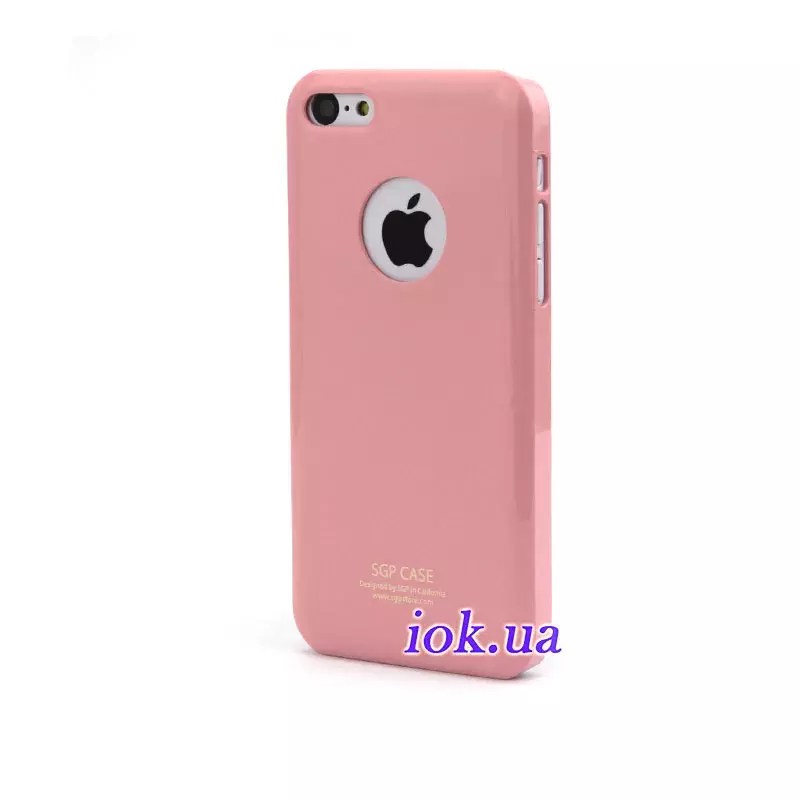 Тонкий чехол SGP для iPhone 5C, розовый
