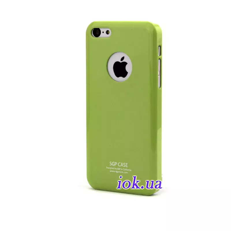 Тонкий чехол SGP для iPhone 5C, зеленый